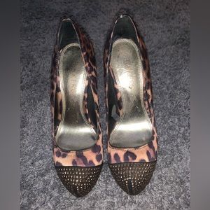 Cheetah print heels